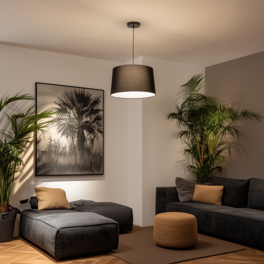 Univerzálne tienidlo KERIA pr. 45 cm čierne