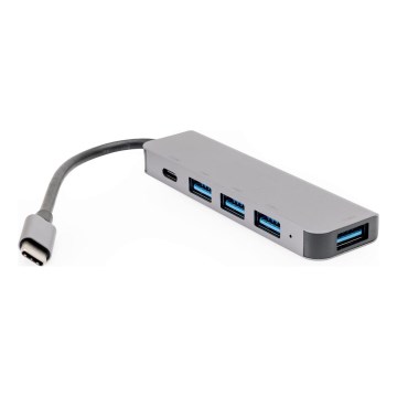 USB-C rozbočovač 5 v 1 s Power Delivery 100 W