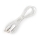 USB kábel USB-C / Lightning konektor s LED podsvietením 27W 1m biela
