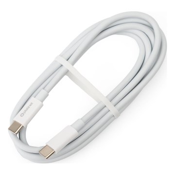 USB kábel USB-C / USB-C konektor 100W 1,5m biela