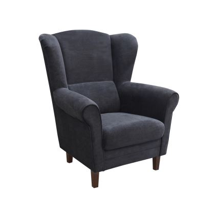 Ušiakové kreslo GALA antracit