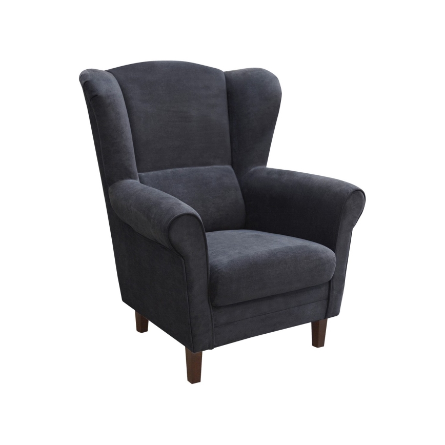 Ušiakové kreslo GALA antracit