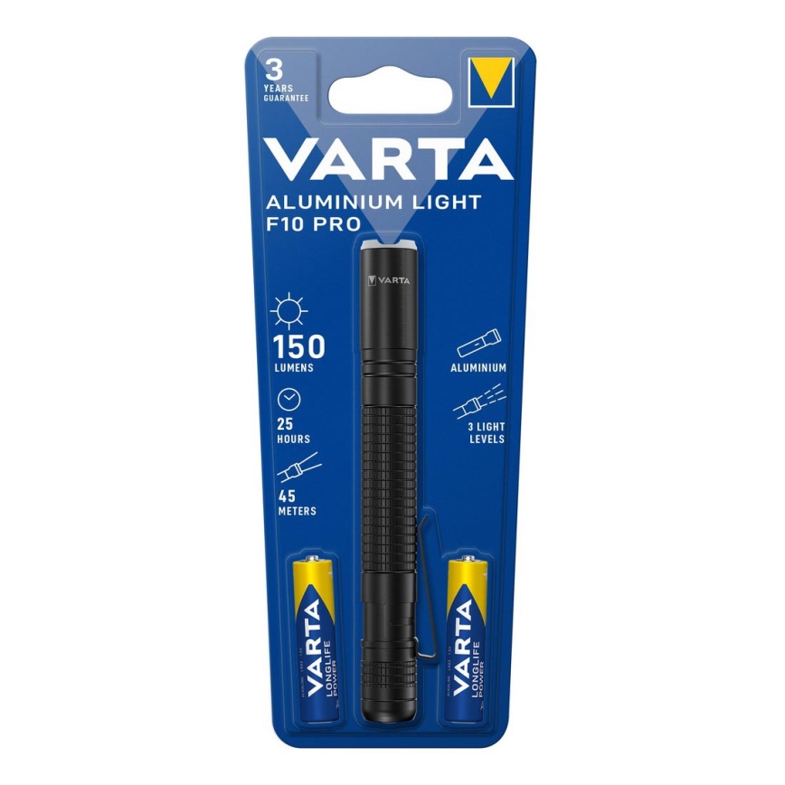 Varta 16606101421 - LED Baterka ALUMINIUM LIGHT LED/2xAAA