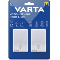 Varta 16624101402 - SADA 2x LED Orientačné svietidlo so senzorom NIGHT LIGHT LED/3xAAA