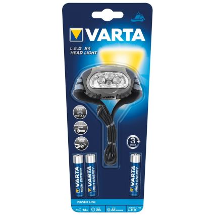 Varta 17631 - LED Čelovka POWER LINE H20 LED/3xAAA