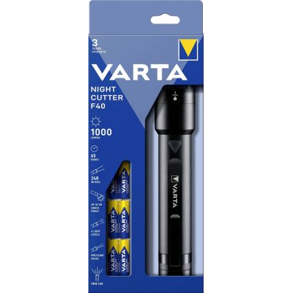 Varta 18902101121 - LED Stmievateľná baterka NIGHT CUTTER LED/6xAA IPX4