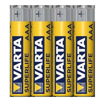 Varta 2003101304 - 4 ks Zinkochloridová batéria SUPERLIFE AAA 1,5V
