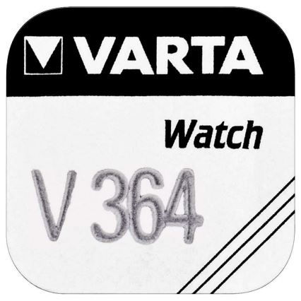 Varta 3641 - 1 ks Striebrooxidová gombíková batéria V364 1,5V