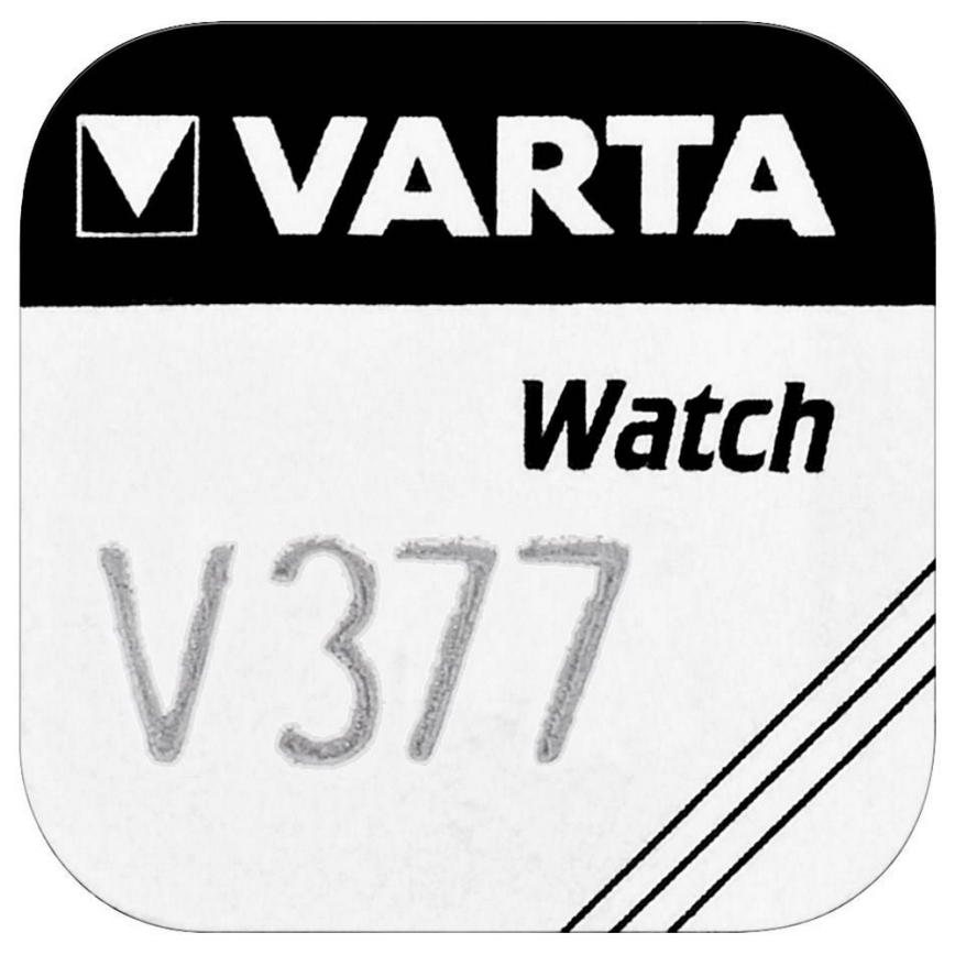 Varta 3771 - 1 ks Striebrooxidová gombíková batéria V377 1,5V