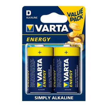 Varta 4120 - 2 ks Alkalická batéria ENERGY D 1,5V Varta 4120 - 2 ks Alkalická batéria ENERGY D 1,5V