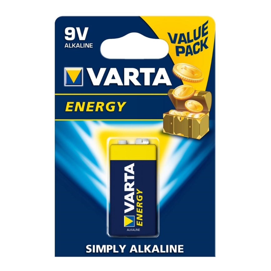 Varta 4122 - 1 ks Alkalická batéria ENERGY 9V