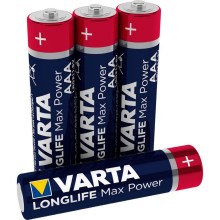 Varta 4703101404 - 4 ks Alkalická batéria LONGLIFE AAA 1,5V