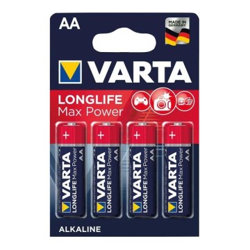 Varta 4706101404 - 4 ks Alkalická batéria LONGLIFE AA 1,5V