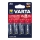 Varta 4706101404 - 4 ks Alkalická batéria LONGLIFE AA 1,5V