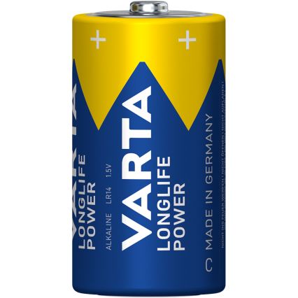Varta 4914121422 - 2 ks Alkalické batérie LONGLIFE POWER LR14/C 1,5V