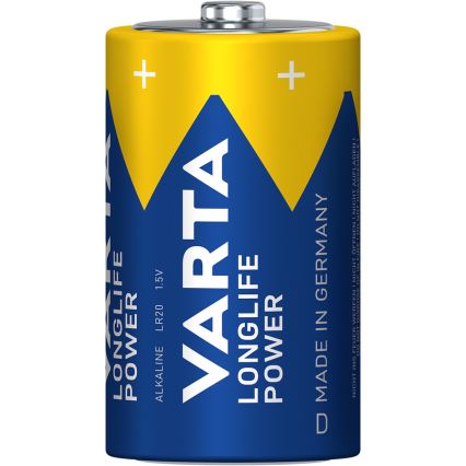 Varta 4920121422 - 2 ks Alkalické batérie LONGLIFE POWER LR20/D 1,5V