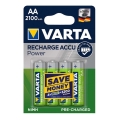 Varta 56706 - 4 ks Nabíjacia batéria ACCU AA NiMH/2100mAh/1,2V