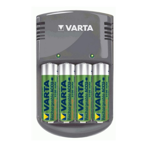 Varta 57617 - Nabíjačka batérií QUATRO 4xAA/AAA 2100mAh 230V