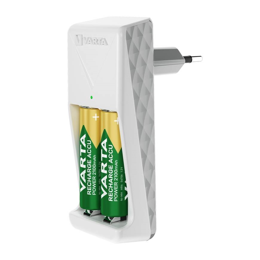 Varta 57656101401 - Nabíjačka batérií 2xAA/AAA 230V