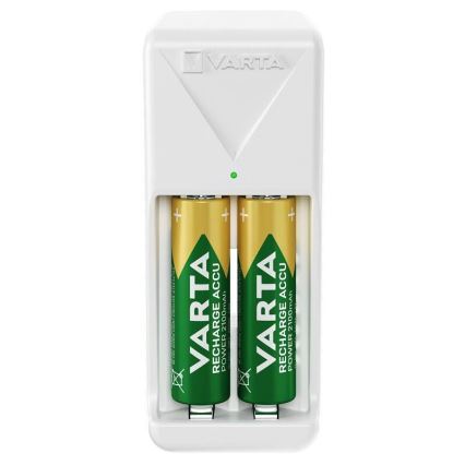 Varta 57656101451 - Nabíjačka batérií 2xAA/AAA 2100 mAh 230V