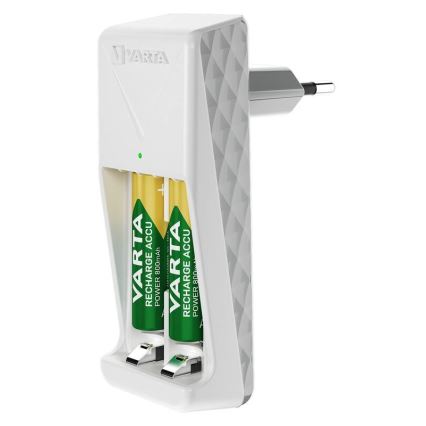 Varta 57656201421 - Nabíjačka batérií 2xAA/AAA 800 mAh 230V