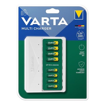 Varta 57659101401 - Nabíjačka batérií 8x AA/AAA 5V