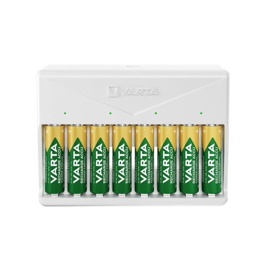 Varta 57659101401 - Nabíjačka batérií 8x AA/AAA 5V