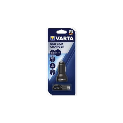 VARTA 57931 - Nabíjačka adaptér do auta USB 12V