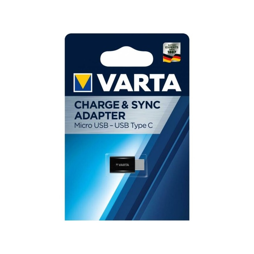 Varta 57945101401 - Adaptér Micro-USB na USB-C