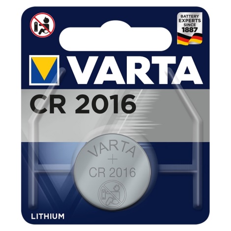 Varta 6016 - 1 ks Lithiová batéria CR2016 3V