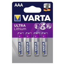 Varta 6103301404 - 4 ks Líthiová batéria ULTRA AAA 1,5V