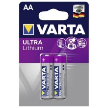 Varta 6106 - 2 ks Lithiová batéria ULTRA AA 1,5V
