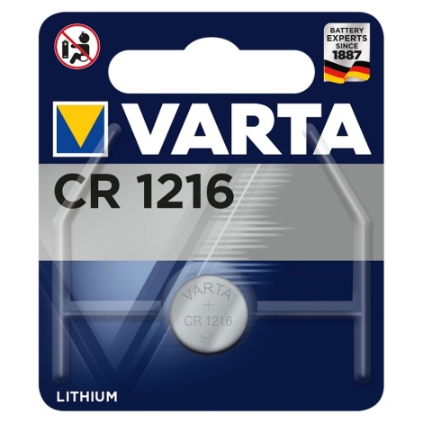 Varta 6216 - 1 ks Lithiová batéria CR1216 3V