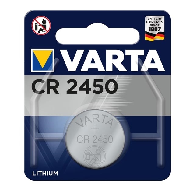 Varta 6450 - 1 ks Lithiová batéria CR2450 3V