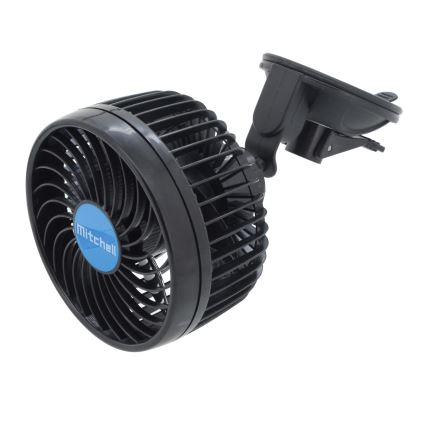 Ventilátor na prísavku do auta 4W/12V čierna