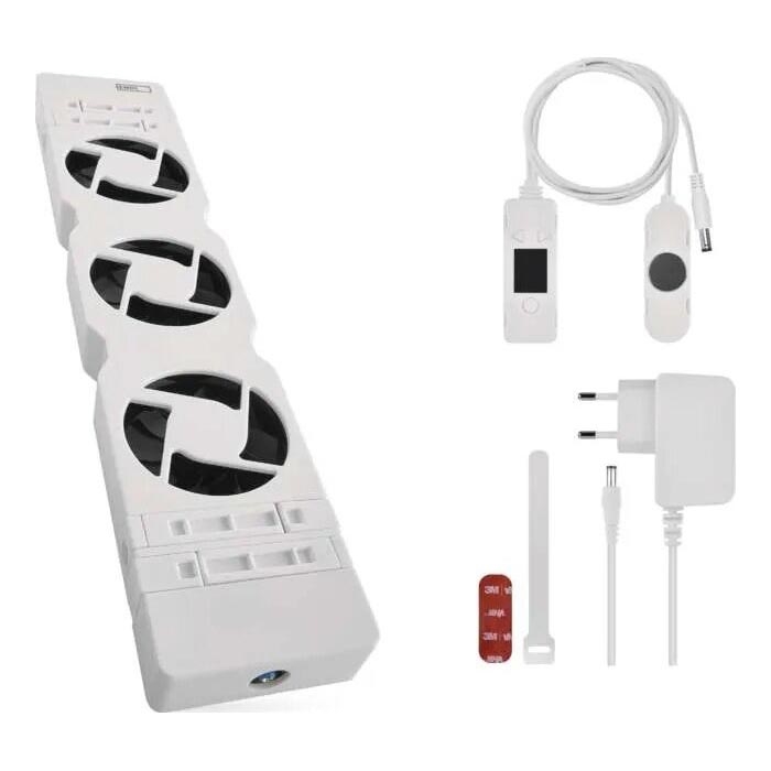 Ventilátor pod kúrenie 5/230V biela