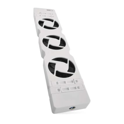 Ventilátor pod kúrenie 5/230V biela