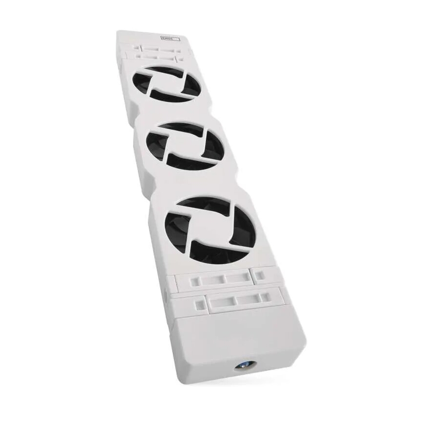 Ventilátor pod kúrenie 5/230V biela