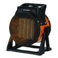 Ventilátor s keramickým vykurovacím telesom 1000/2000W/230V oranžová/čierna