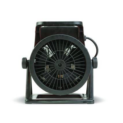 Ventilátor s keramickým vykurovacím telesom 1000/2000W/230V oranžová/čierna