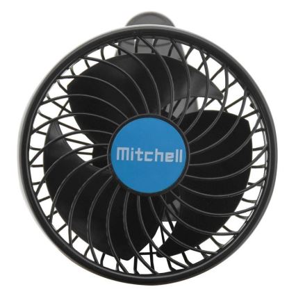 Ventilátor s klipom USB 4W/5V čierna