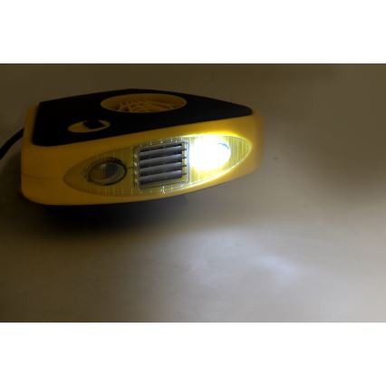 Ventilátor s ohrevom a LED svetlom 3v1 158W/12V