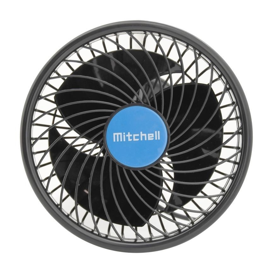 Ventilátor s prísavkou do auta 9W/12V čierna
