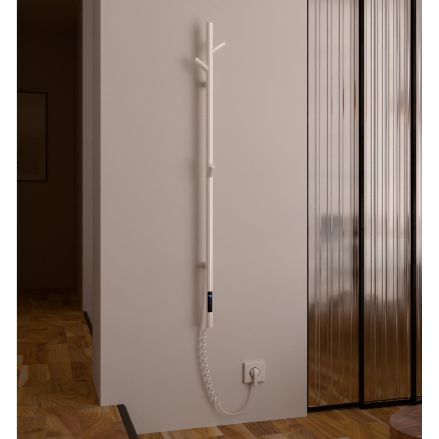 Vertaduro - Elektrický sušák uterákov MEDA 37W 118x16 cm biely