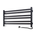 Vertaduro - Elektrický sušiak na uteráky s termostatom AVA 181W/230V 50x90 cm IP44 čierny pravý