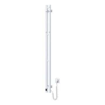 Vertaduro - Elektrický sušiak na uteráky s termostatom VEO 106W/230V 150x9 cm IP44 biely pravý