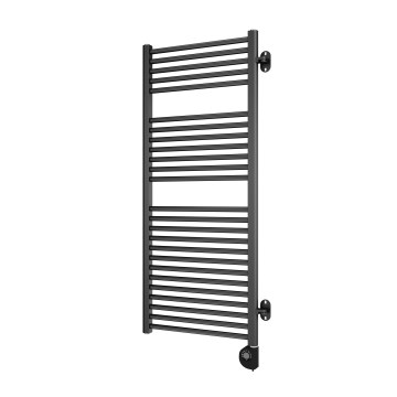 Vertaduro - Kúpeľňový radiátor MEG s termostatom, 600 W, 118 x 50 cm, antracit