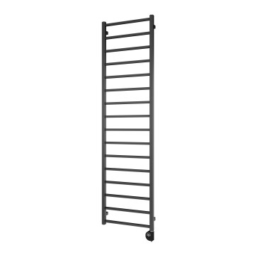 Vertaduro - Kúpeľňový radiátor s integrovaným termostatom ZOE 400W 186x50 cm antracit