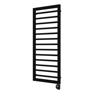 Vertaduro - Kúpeľňový radiátor s termostatom ADEL 600W 128x50 cm čierny