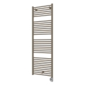 Vertaduro - Kúpeľňový radiátor s termostatom DENISE 600 W 154 x 50 cm taupe